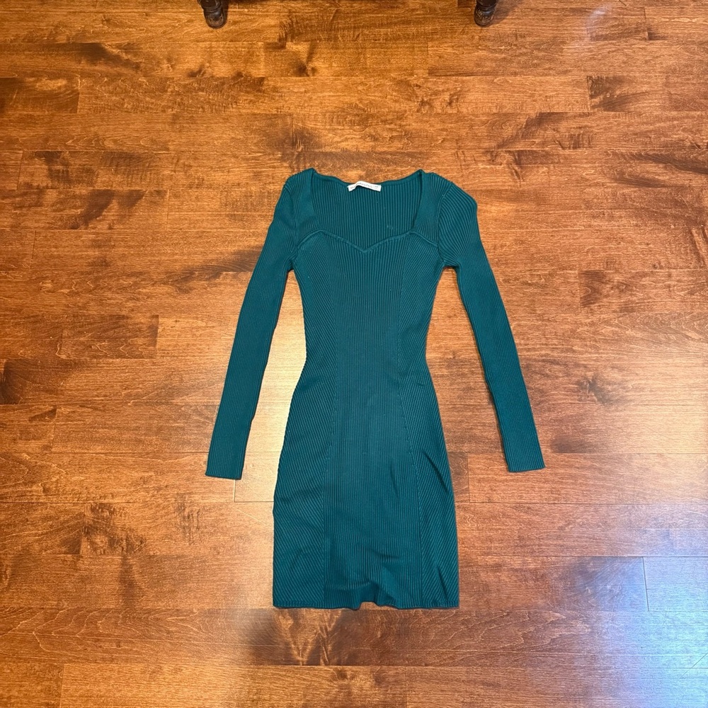 Abercrombie & Fitch Teal Long Sleeve Dress